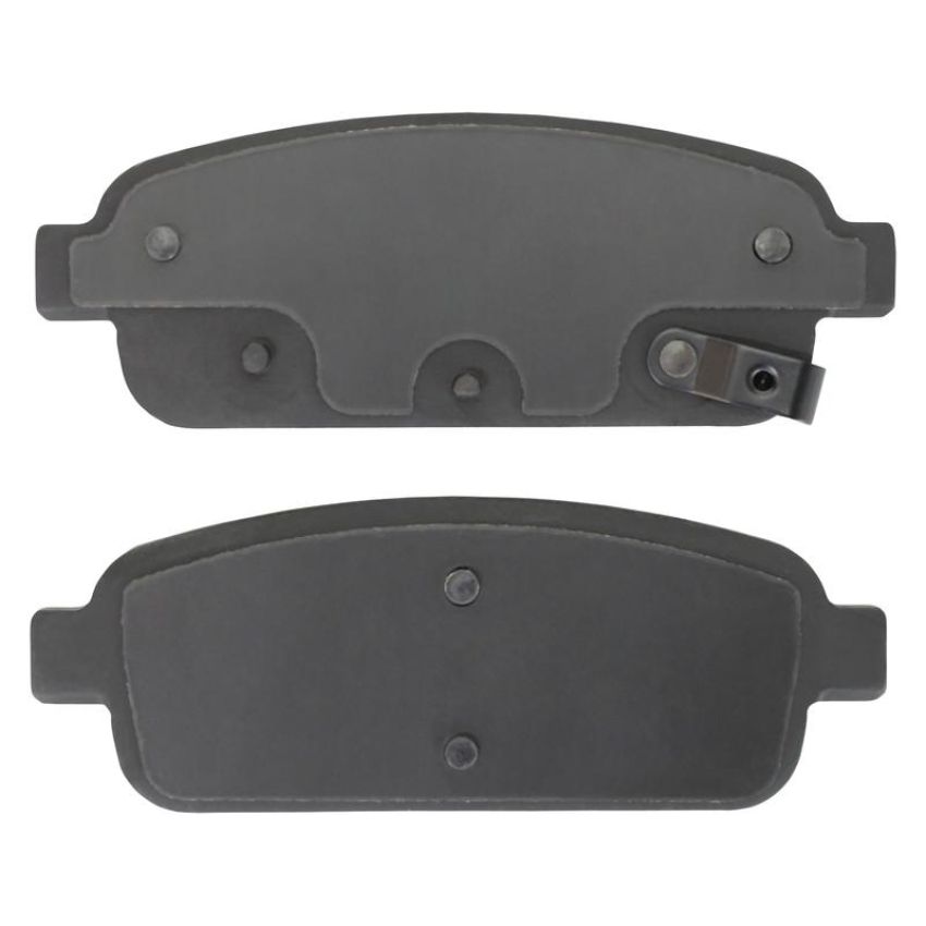 MPA 1001-1468M Quality-Built Premium Semi-Metallic Brake Pads w/ Hardware