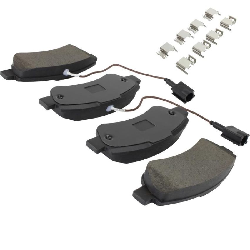 MPA 1001-1490AM Quality-Built Premium Semi-Metallic Brake Pads