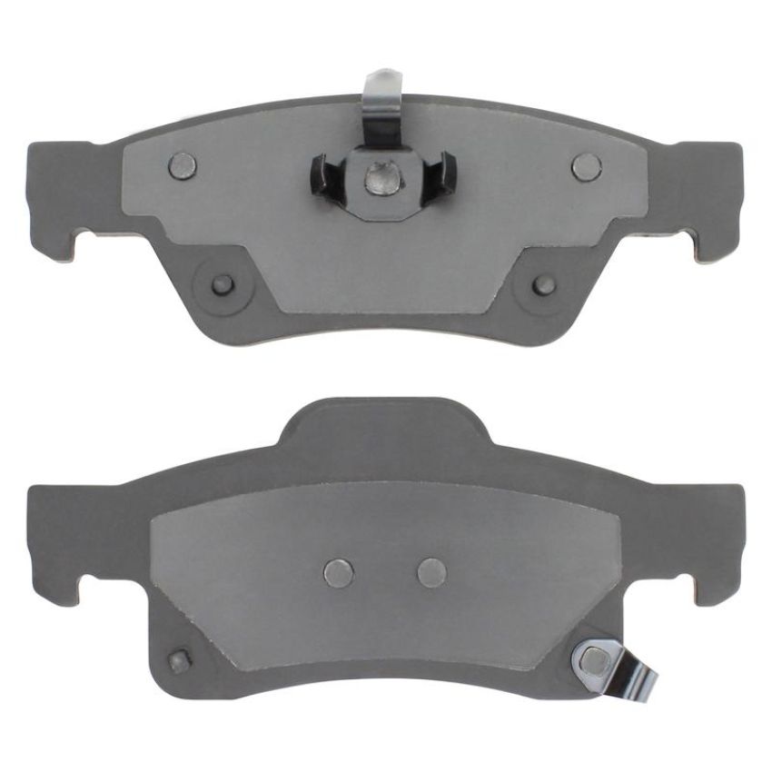 MPA 1001-1498M Quality-Built Premium Semi-Metallic Brake Pads w/ Hardware