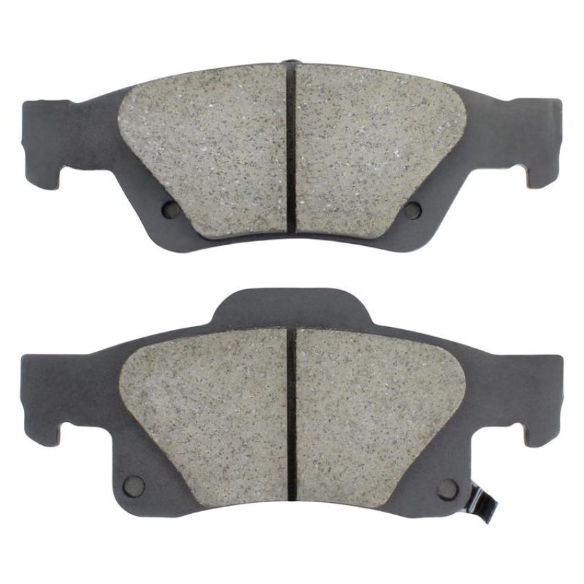 MPA 1001-1498M Quality-Built Premium Semi-Metallic Brake Pads w/ Hardware