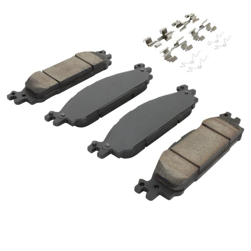 MPA 1001-1508C Quality-Built Premium Ceramic Brake Pads w/ Hardware