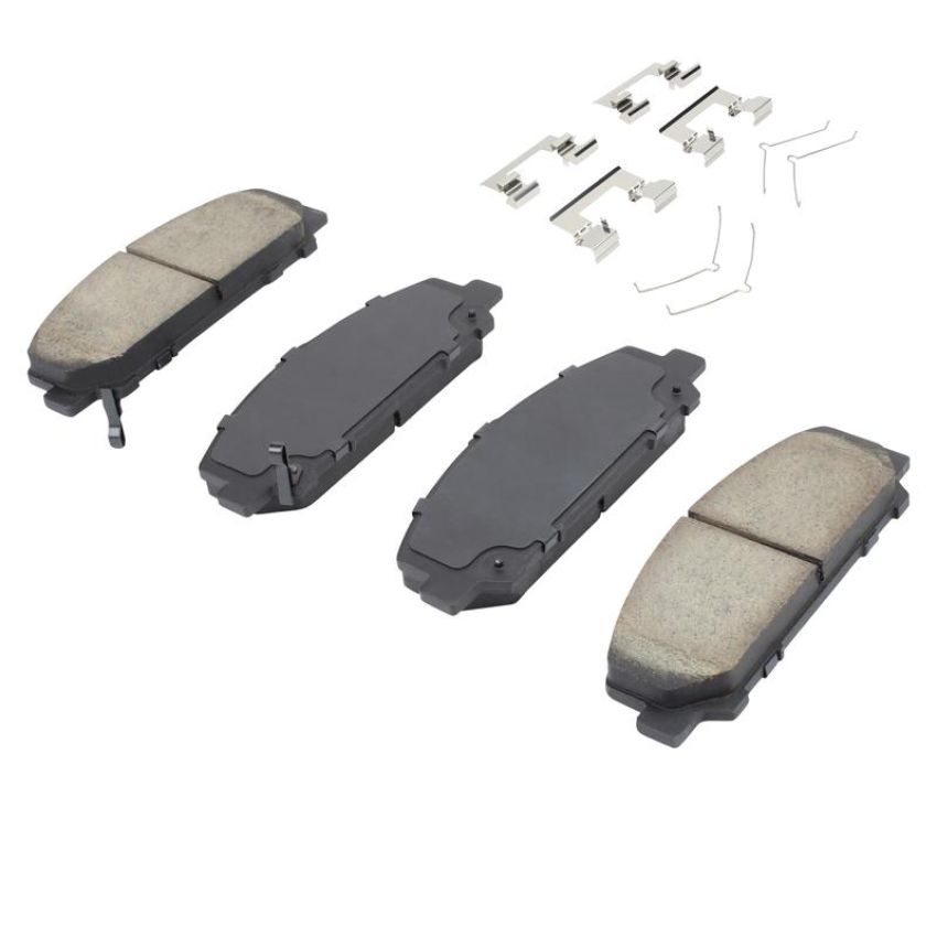 MPA 1001-1509C Quality-Built Premium Ceramic Brake Pads w/ Hardware