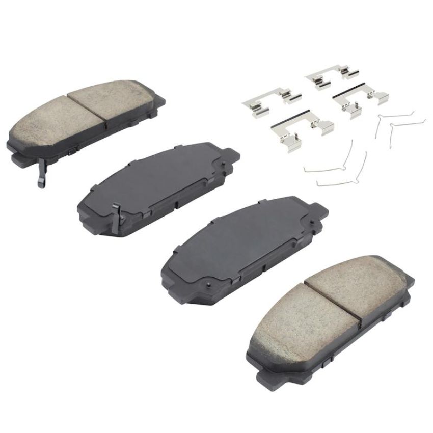 MPA 1001-1509M Quality-Built Premium Semi-Metallic Brake Pads w/ Hardware