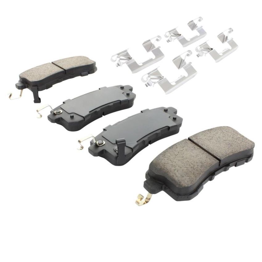 MPA 1001-1510C Quality-Built Premium Ceramic Brake Pads w/ Hardware