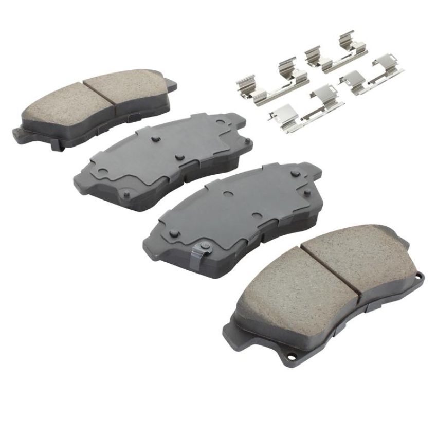 MPA 1001-1522C Quality-Built Premium Ceramic Brake Pads w/ Hardware