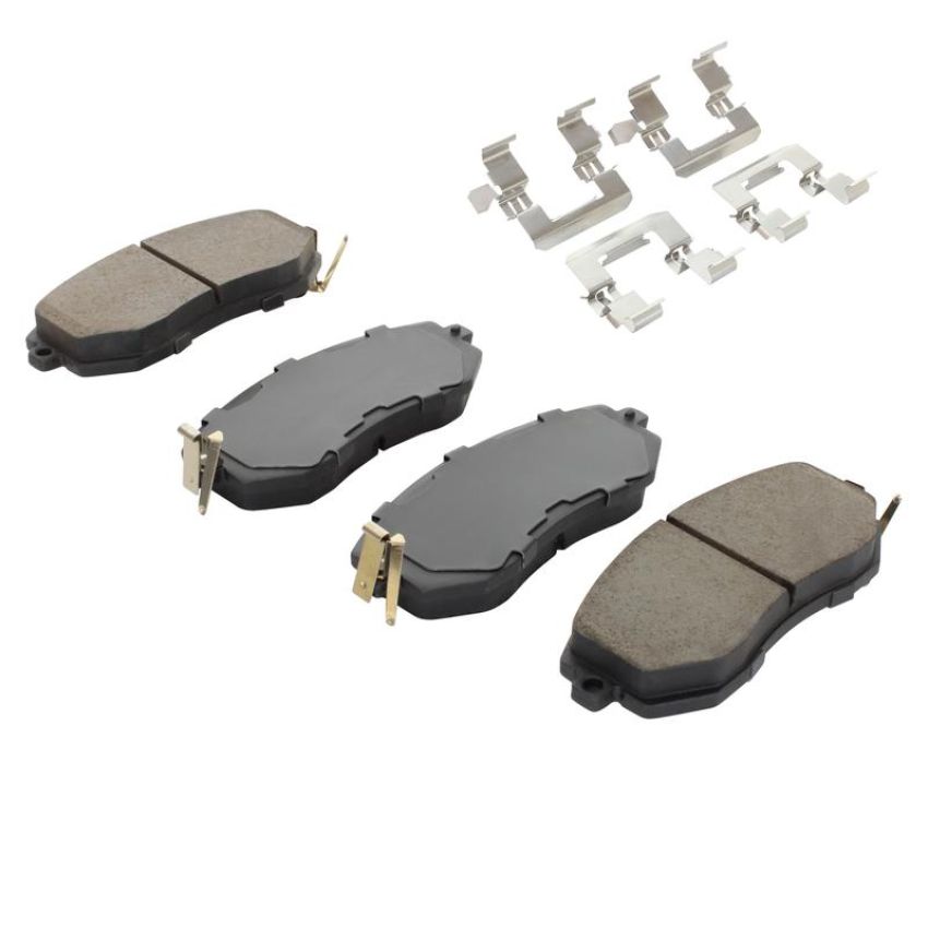 MPA 1001-1539C Quality-Built Premium Ceramic Brake Pads w/ Hardware