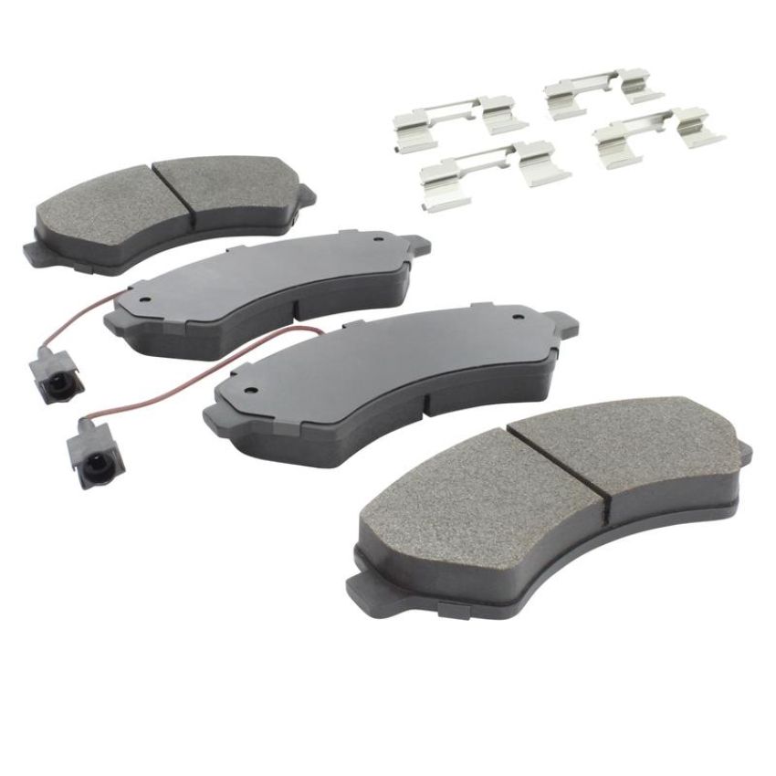 MPA 1001-1540AM Quality-Built Premium Semi-Metallic Brake Pads w/ Hardware