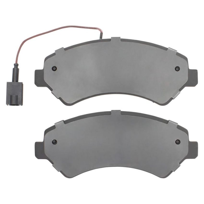 MPA 1001-1540AM Quality-Built Premium Semi-Metallic Brake Pads w/ Hardware