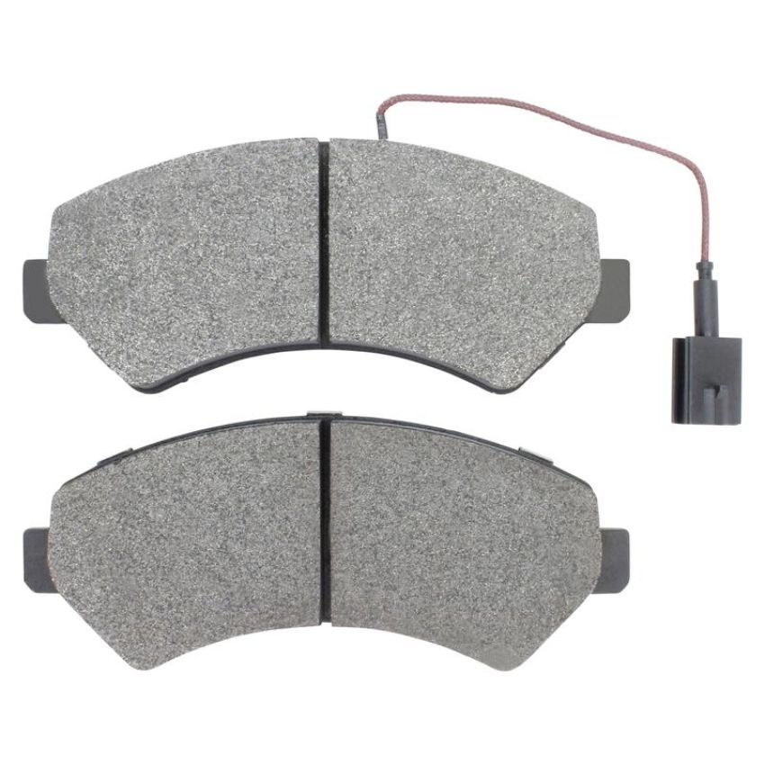 MPA 1001-1540AM Quality-Built Premium Semi-Metallic Brake Pads w/ Hardware