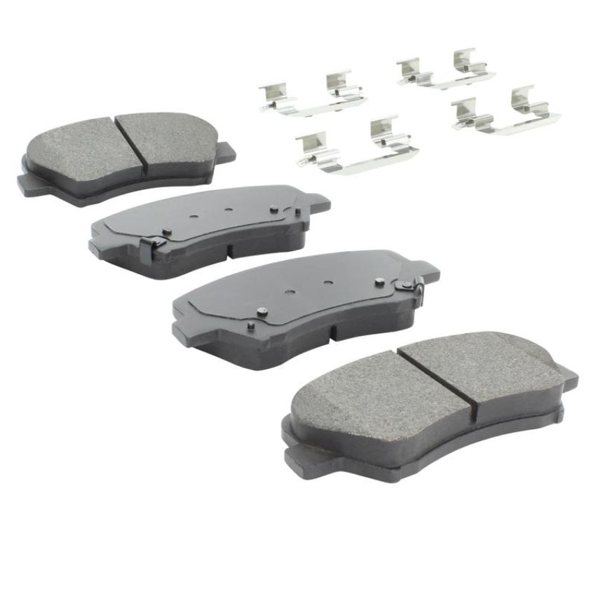 MPA 1001-1543AM Quality-Built Premium Semi-Metallic Brake Pads w/ Hardware