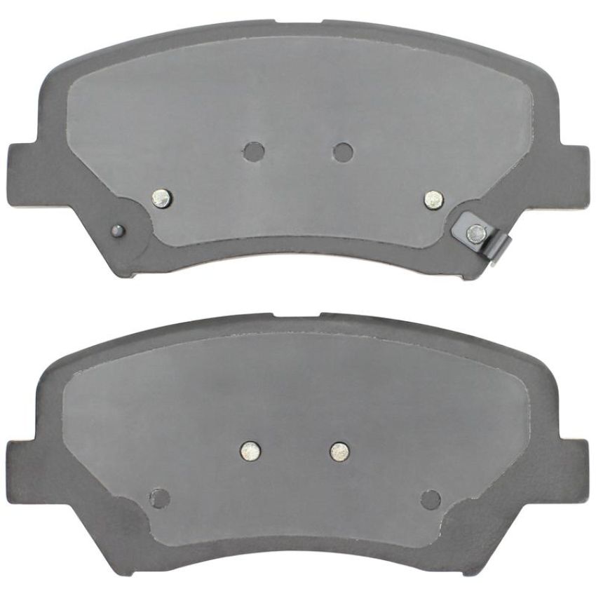 MPA 1001-1543AM Quality-Built Premium Semi-Metallic Brake Pads w/ Hardware