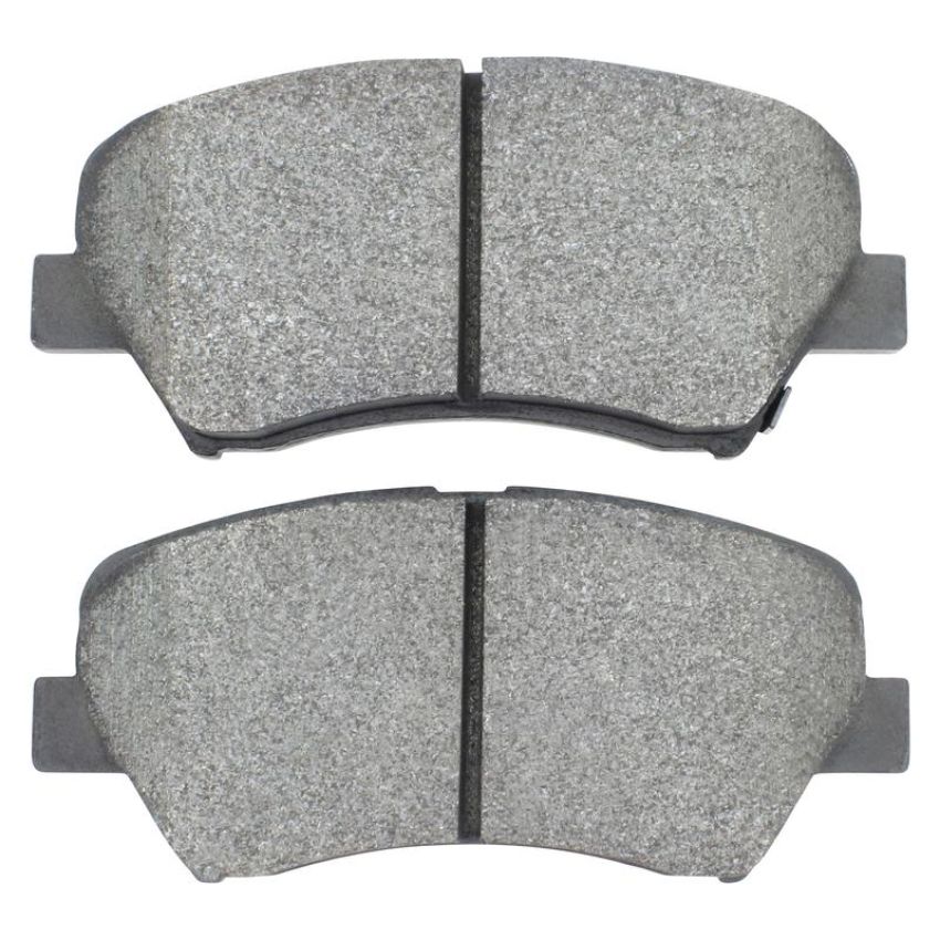 MPA 1001-1543AM Quality-Built Premium Semi-Metallic Brake Pads w/ Hardware