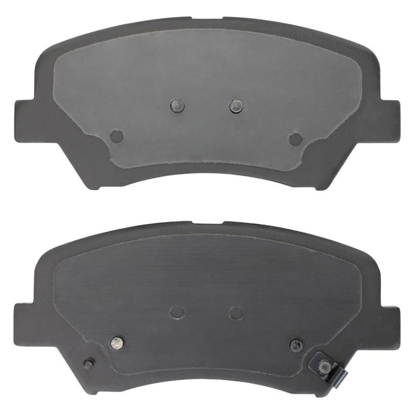 MPA 1001-1543M Quality-Built Premium Semi-Metallic Brake Pads w/ Hardware