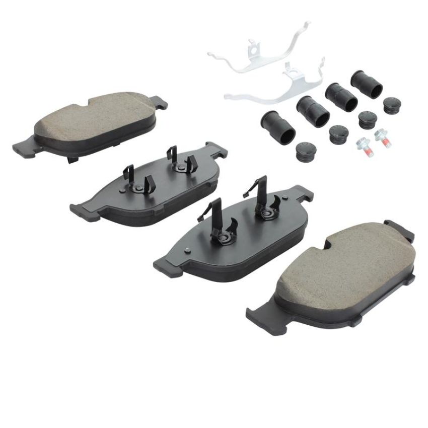 MPA 1001-1549M Quality-Built Premium Semi-Metallic Brake Pads w/ Hardware