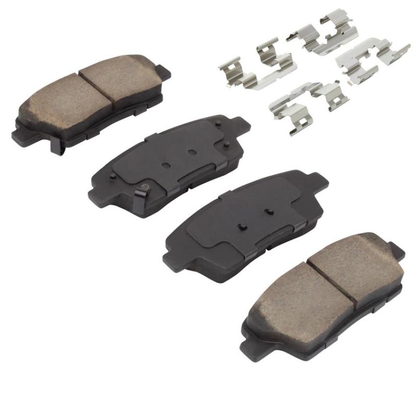 MPA 1001-1551C Quality-Built Premium Ceramic Brake Pads w/ Hardware