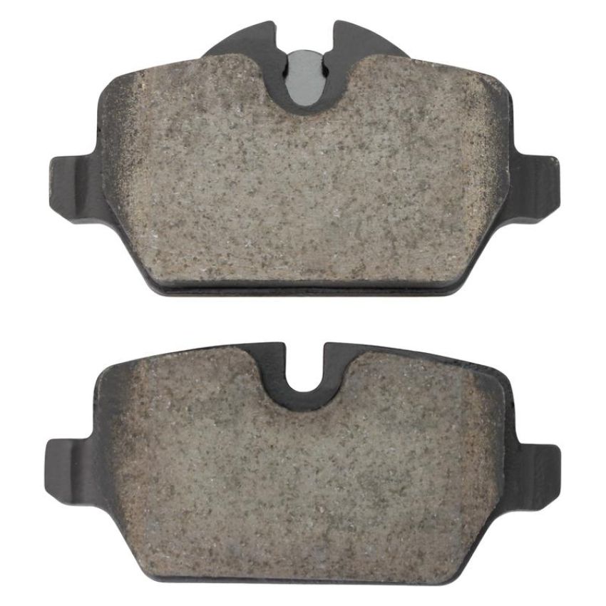 MPA 1001-1554M Quality-Built Premium Semi-Metallic Brake Pads w/ Hardware
