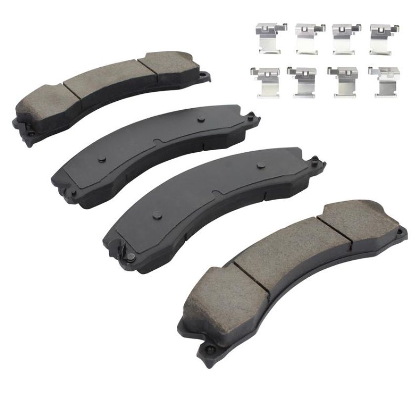 MPA 1001-1565C Quality-Built Premium Ceramic Brake Pads w/ Hardware