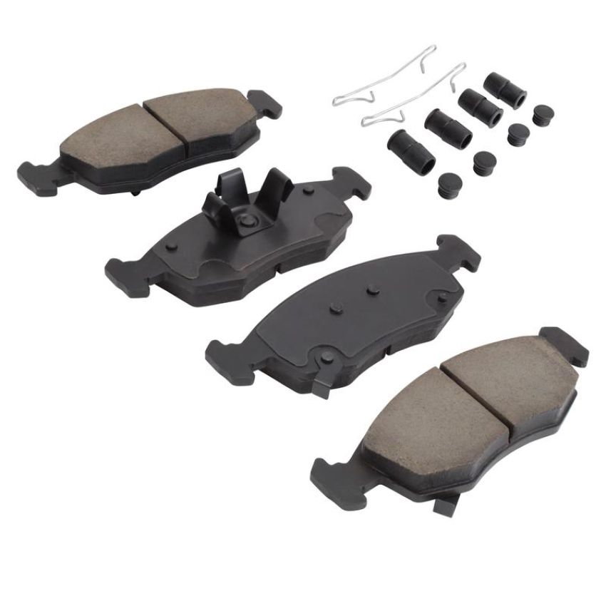 MPA 1001-1568C Quality-Built Premium Ceramic Brake Pads w/ Hardware