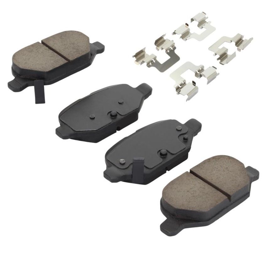 MPA 1001-1569C Quality-Built Premium Ceramic Brake Pads w/ Hardware