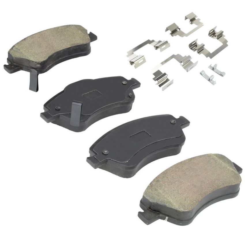 MPA 1001-1571C Quality-Built Premium Ceramic Brake Pads w/ Hardware