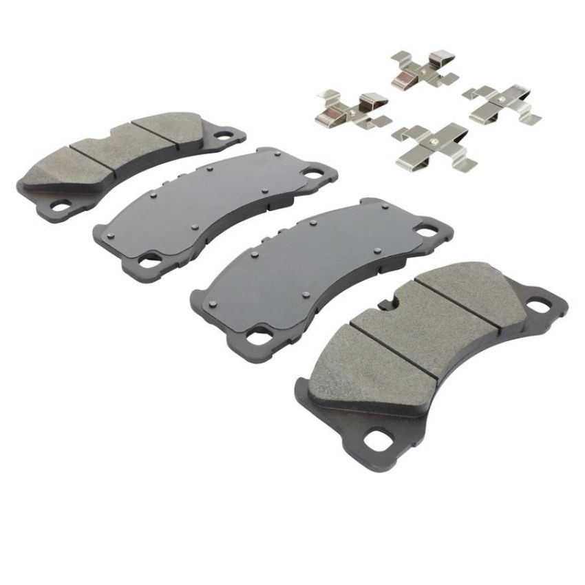 MPA 1001-1577M Quality-Built Premium Semi-Metallic Brake Pads w/ Hardware
