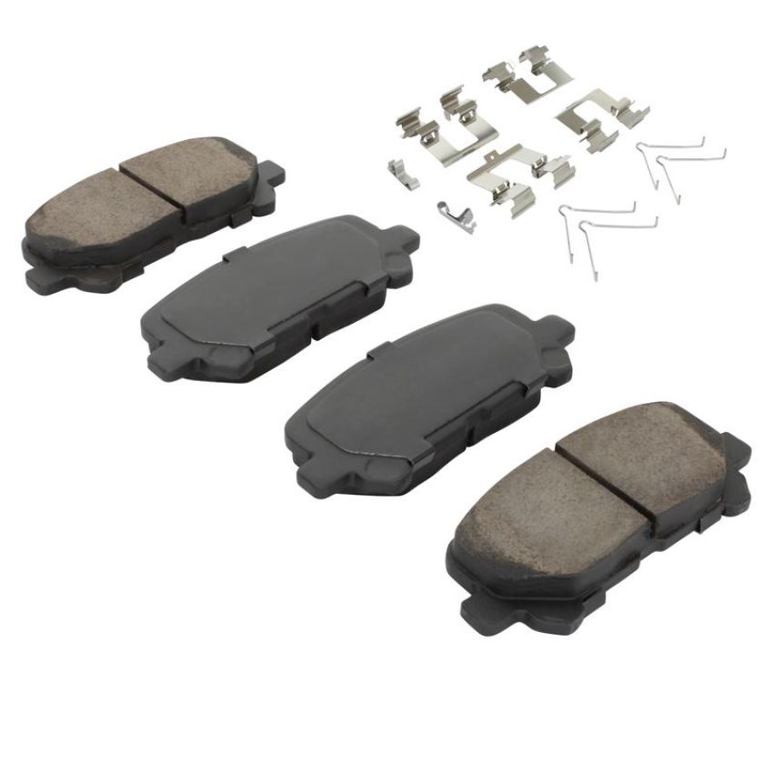 MPA 1001-1585C Quality-Built Premium Ceramic Brake Pads w/ Hardware