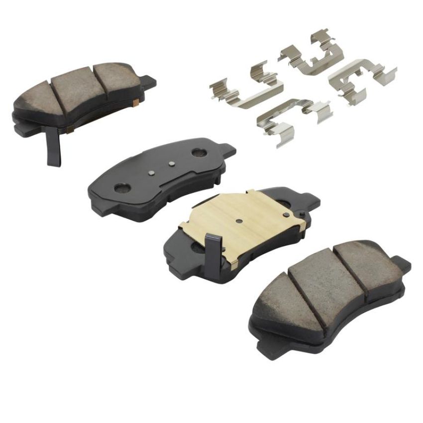 MPA 1001-1593C Quality-Built Premium Ceramic Brake Pads w/ Hardware