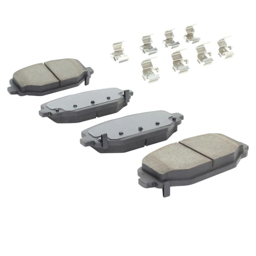 MPA 1001-1596C Quality-Built Premium Ceramic Brake Pads w/ Hardware