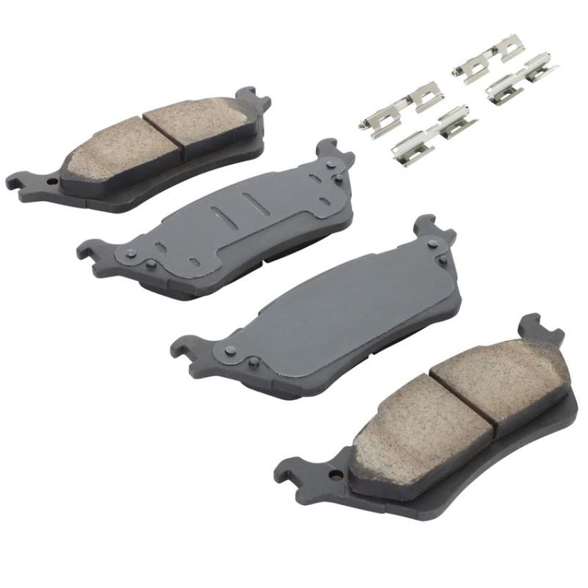 MPA 1001-1602C Quality-Built Premium Ceramic Brake Pads w/ Hardware