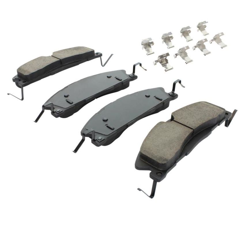 MPA 1001-1611AC Quality-Built Premium Ceramic Brake Pads w/ Hardware