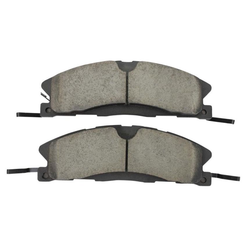 MPA 1001-1611AM Quality-Built Premium Semi-Metallic Brake Pads w/ Hardware