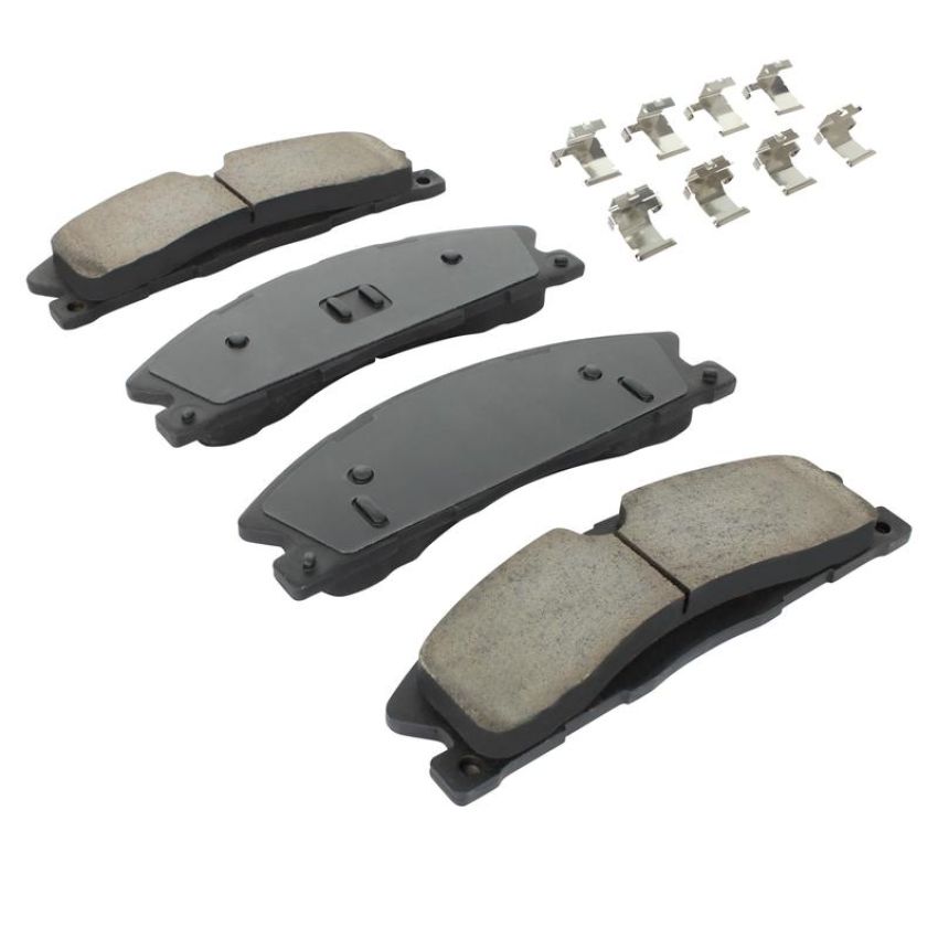 MPA 1001-1611C Quality-Built Premium Ceramic Brake Pads w/ Hardware