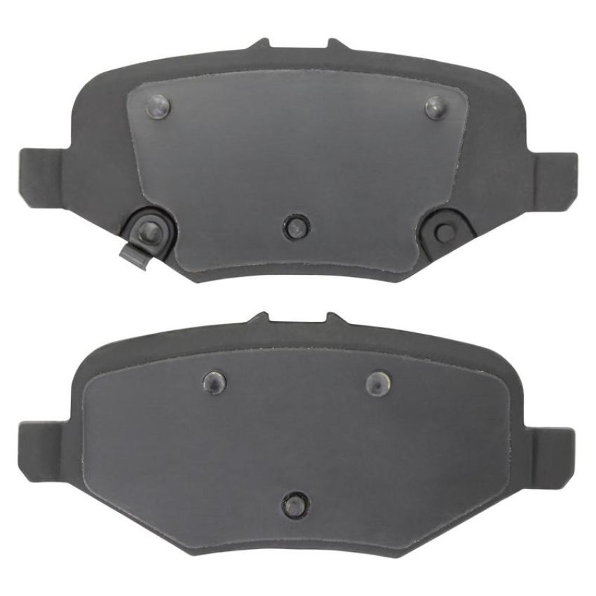 MPA 1001-1612M Quality-Built Premium Semi-Metallic Brake Pads w/ Hardware