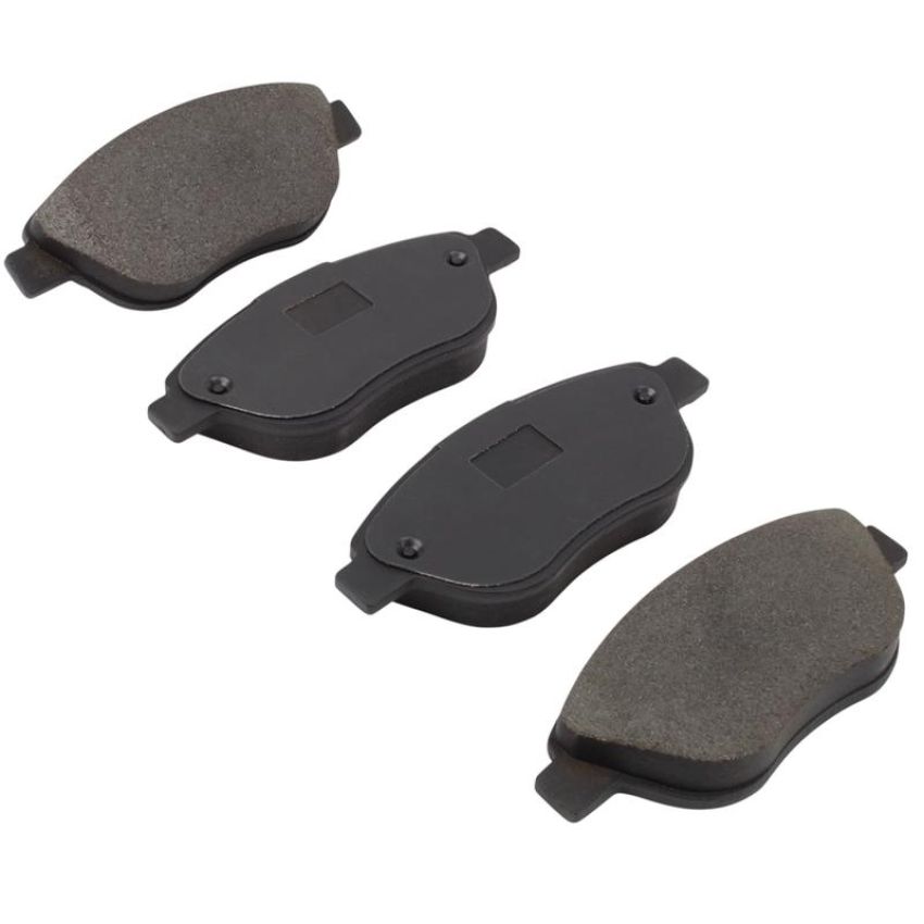 MPA 1001-1618AM Quality-Built Premium Semi-Metallic Brake Pads w/ Hardware