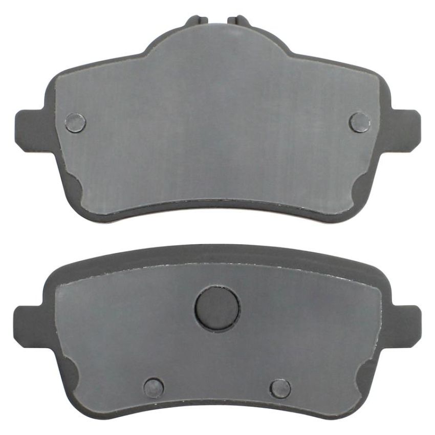 MPA 1001-1630M Quality-Built Premium Semi-Metallic Brake Pads w/ Hardware