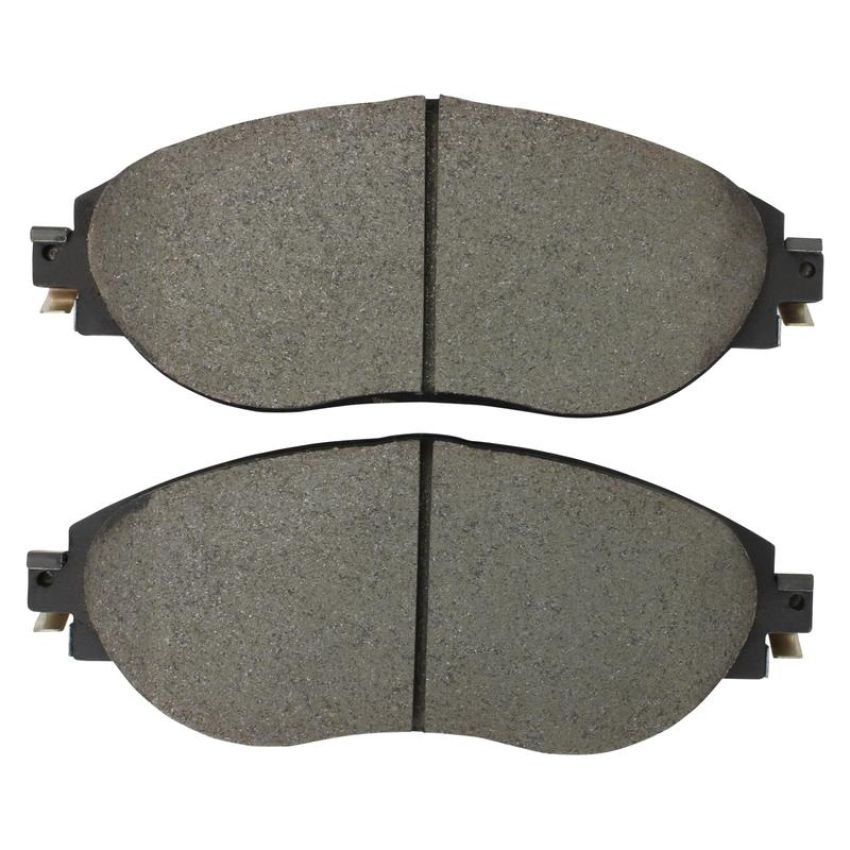 MPA 1001-1633M Quality-Built Premium Semi-Metallic Brake Pads w/ Hardware