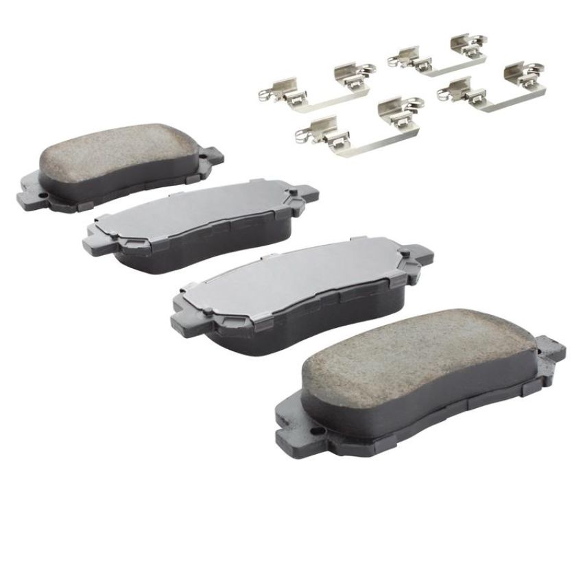 MPA 1001-1640AC Quality-Built Premium Ceramic Brake Pads w/ Hardware