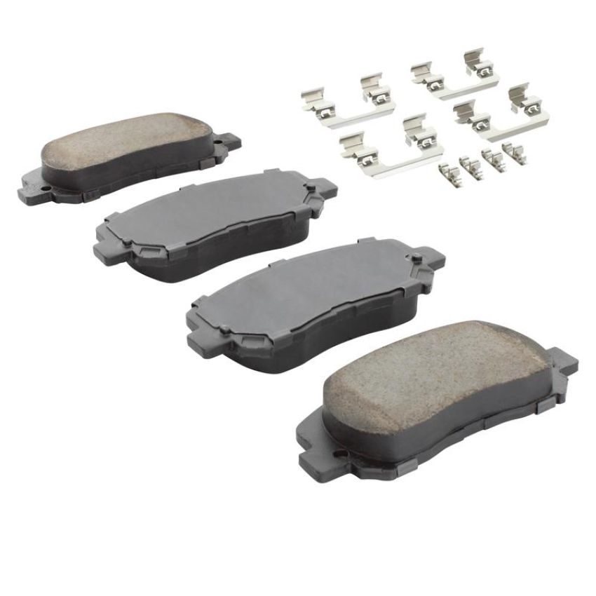 MPA 1001-1640CC Quality-Built Premium Ceramic Brake Pads w/ Hardware