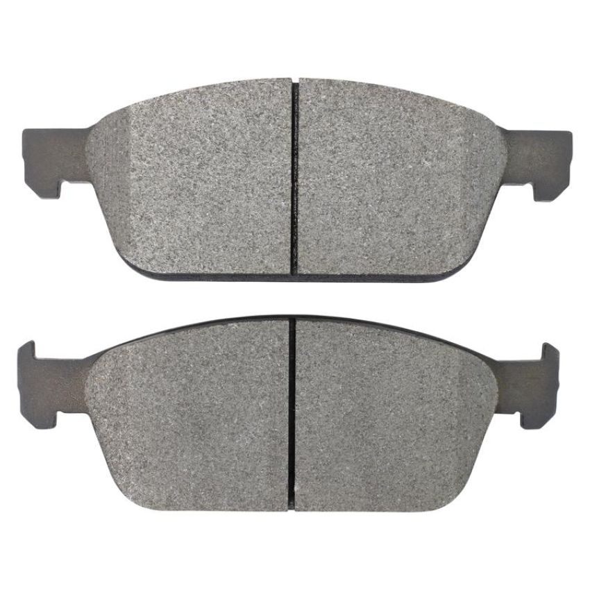 MPA 1001-1645M Quality-Built Premium Semi-Metallic Brake Pads w/ Hardware