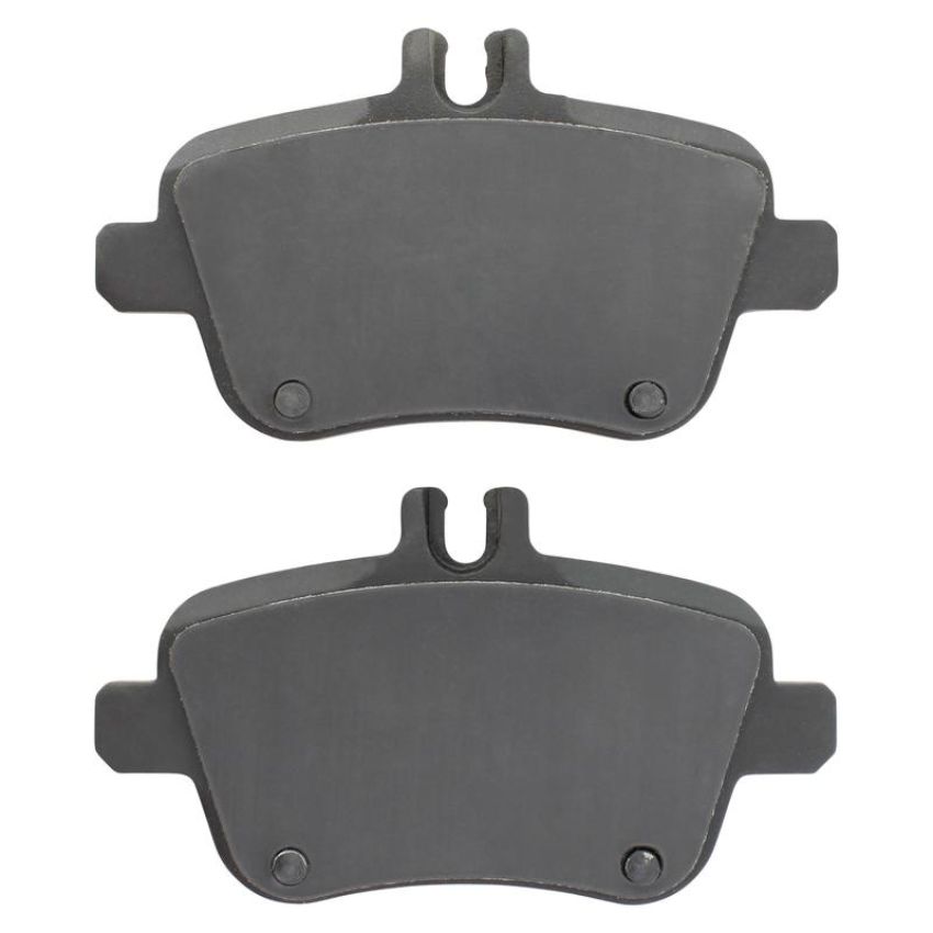 MPA 1001-1646AM Quality-Built Premium Semi-Metallic Brake Pads w/ Hardware