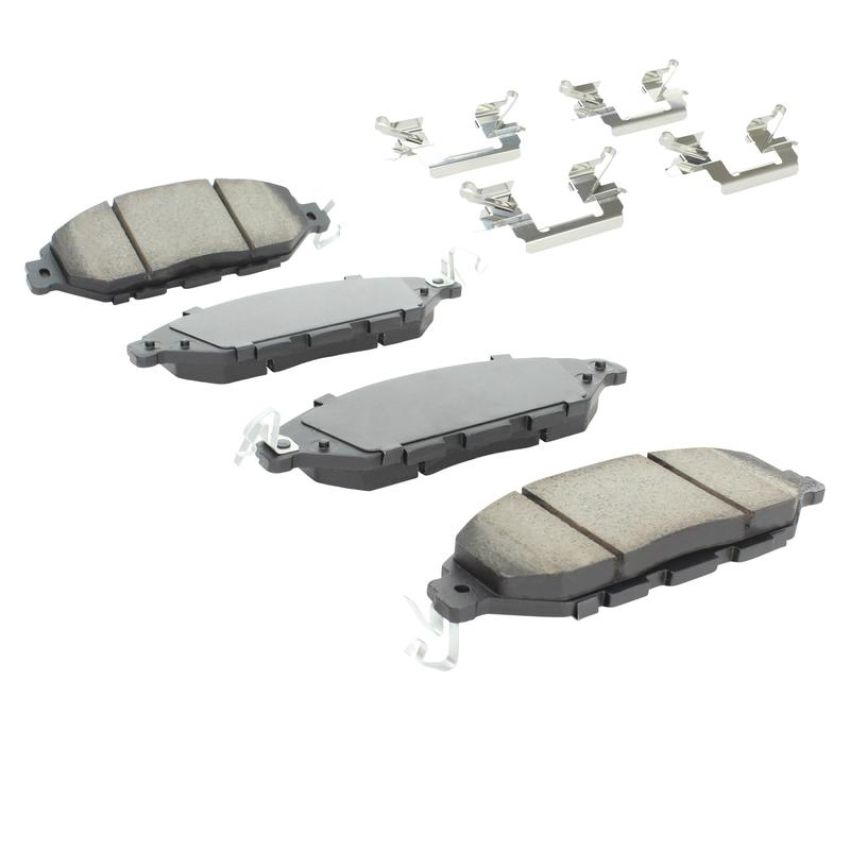 MPA 1001-1649C Quality-Built Premium Ceramic Brake Pads w/ Hardware