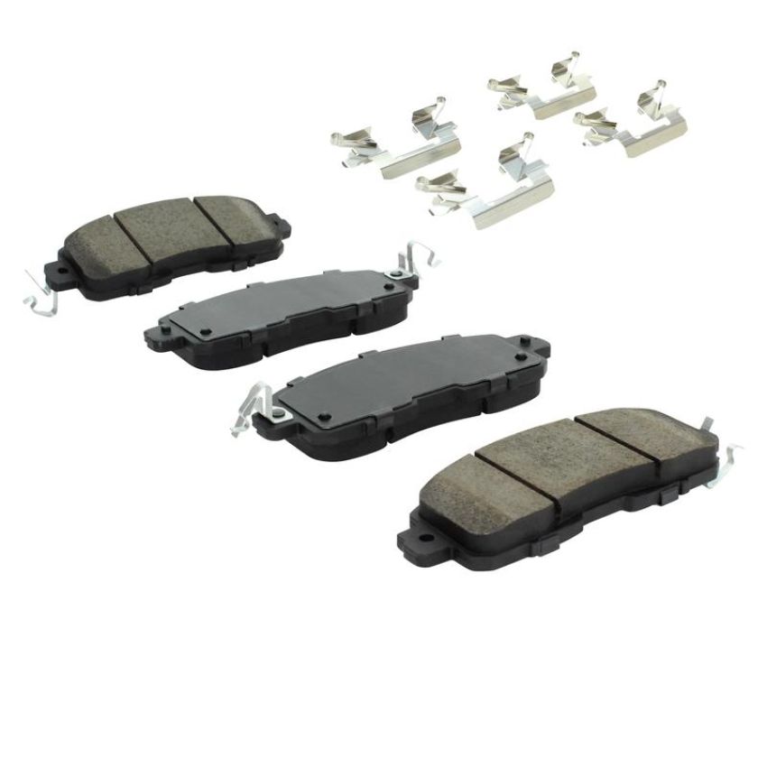 MPA 1001-1650C Quality-Built Premium Ceramic Brake Pads w/ Hardware