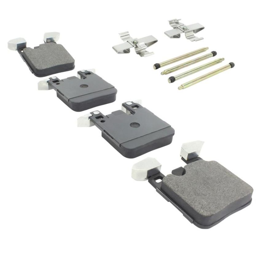 MPA 1001-1656M Quality-Built Premium Semi-Metallic Brake Pads w/ Hardware