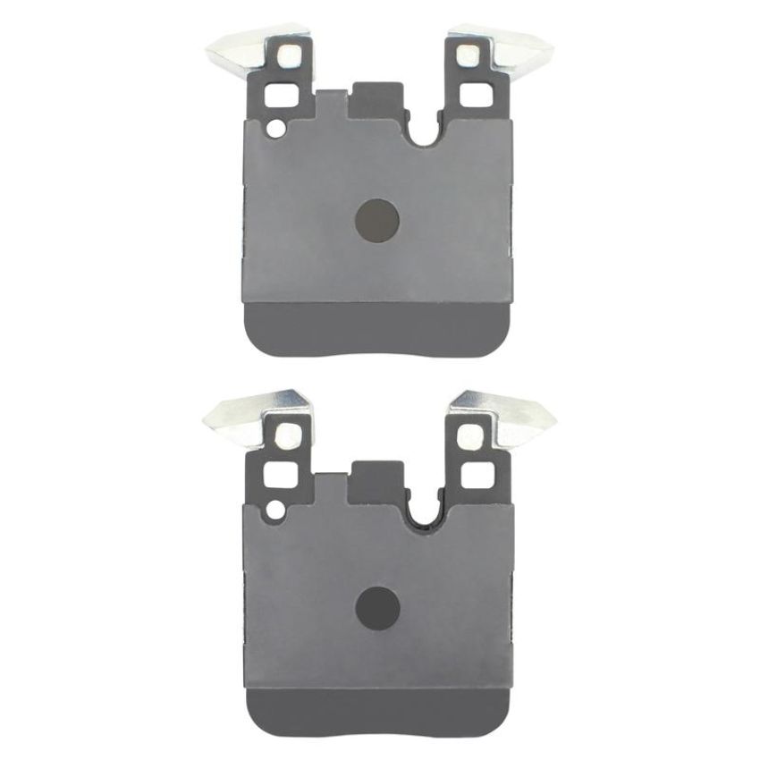 MPA 1001-1656M Quality-Built Premium Semi-Metallic Brake Pads w/ Hardware
