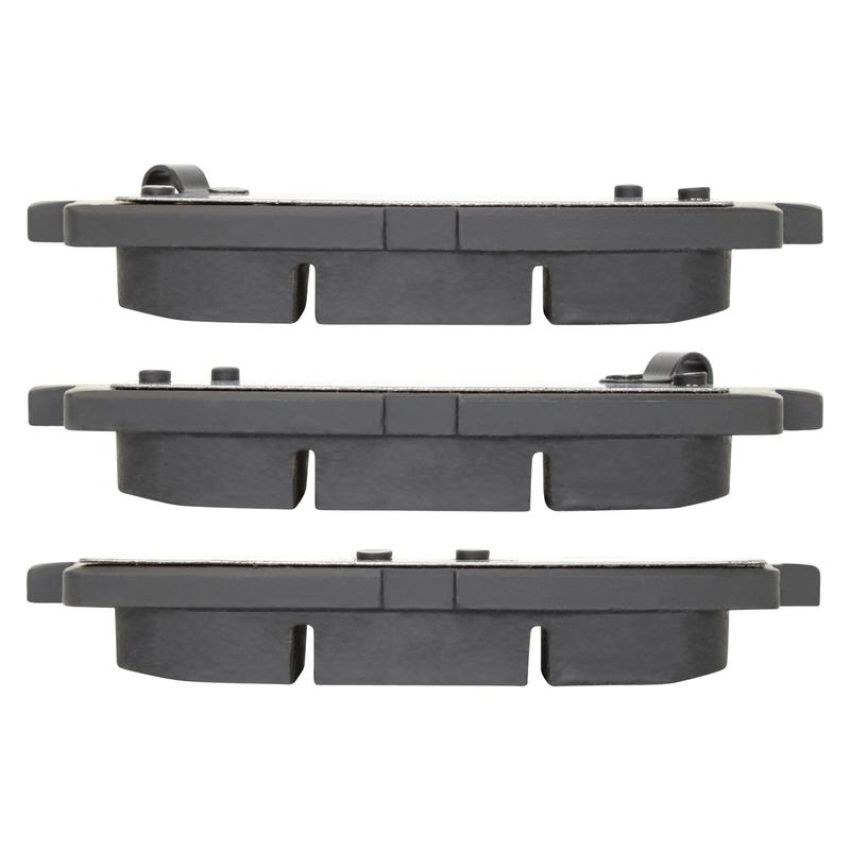 MPA 1001-1659M Quality-Built Premium Semi-Metallic Brake Pads w/ Hardware