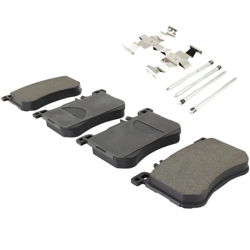 MPA 1001-1670M Quality-Built Premium Semi-Metallic Brake Pads w/ Hardware