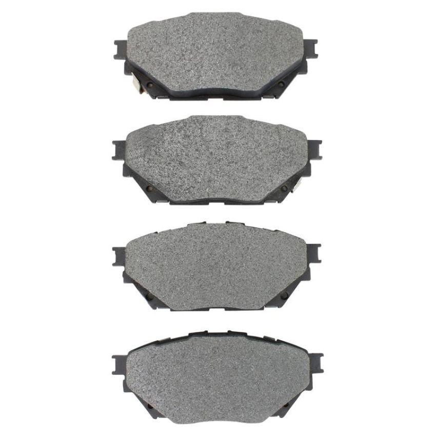 MPA 1001-1682M Quality-Built Premium Semi-Metallic Brake Pads w/ Hardware