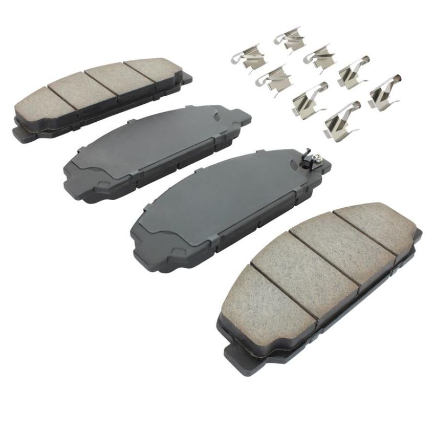 MPA 1001-1683C Quality-Built Premium Ceramic Brake Pads w/ Hardware