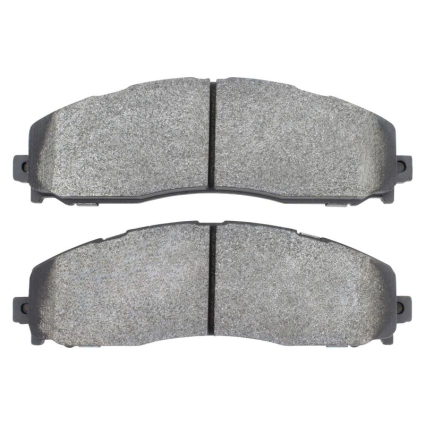 MPA 1001-1691M Quality-Built Premium Semi-Metallic Brake Pads w/ Hardware