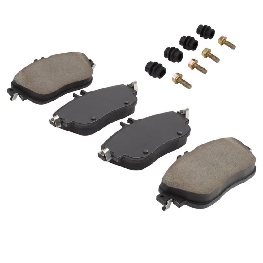 MPA 1001-1694M Quality-Built Premium Semi-Metallic Brake Pads w/ Hardware
